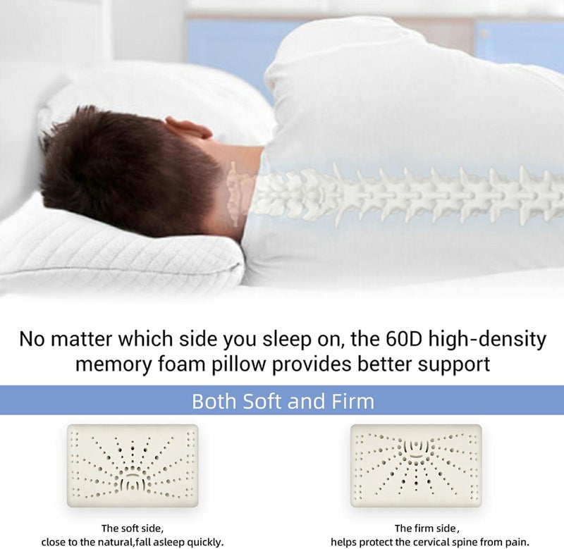 LSFFM Camping Pillow Lightweight, Easy to Carry, Memory Foam Travel Pillow, Backpacking Pillows, Portable Pillows with Travel Storage Bag, Removable Pillow Cover (White) - Image 4